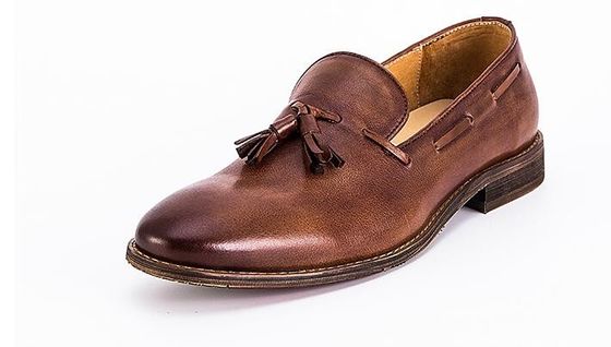 Lace Up Flat Heel Homme Slip On Sneakers haut haut / bas coupé souple en cuir