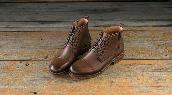 Chaussures pour hommes à ascenseur à orteils ronds, respirantes, en cuir authentique, chaussures décontractées pour l'hiver