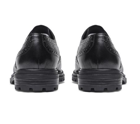 Chaussures de sport confortables en cuir pour hommes durables pour hommes en marron