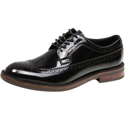 Marque italienne chaussures en cuir pour hommes chaussures plates chaussures noires slip sur chaussures de robe