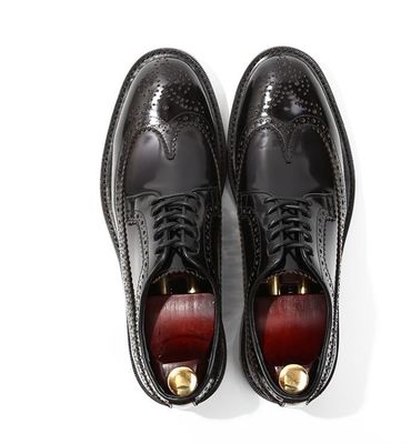 Marque italienne chaussures en cuir pour hommes chaussures plates chaussures noires slip sur chaussures de robe