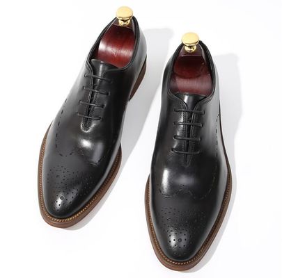 Vêtements de mariée en cuir pour hommes, faits à la main, styles Oxford, rayés noirs