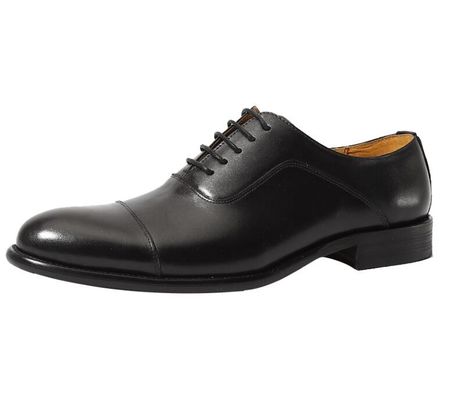 Chaussures d'affaires confortables en cuir authentique avec doublure