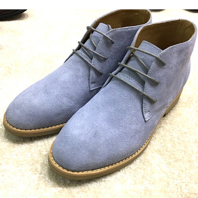 Chaussures en cuir pour hommes, chaussures à cheville TPR n' importe quel logo / n' importe quel design