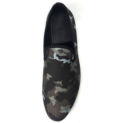 Chaussures à manches brodées en suède noir Chaussures de luxe en peau de mouton