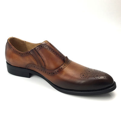 Italie en cuir fait à la main Hommes chaussures de bureau