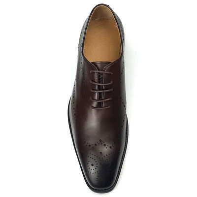 Coloriage à la main en cuir de veau pour homme, robe formelle, chaussures élégantes