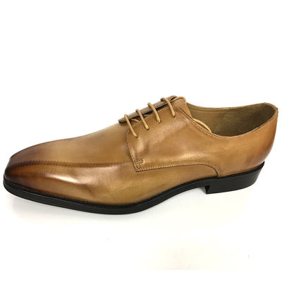 Hauteur augmentation de la robe de levage chaussures hommes cuir Oxford avec des orteils carrés