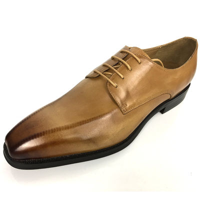 Hauteur augmentation de la robe de levage chaussures hommes cuir Oxford avec des orteils carrés