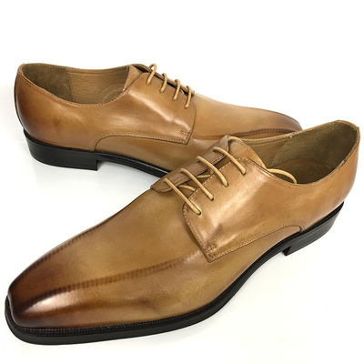 Hauteur augmentation de la robe de levage chaussures hommes cuir Oxford avec des orteils carrés
