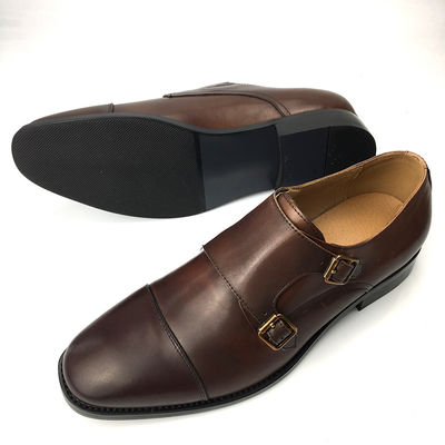 Chaussures en cuir de vache, chaussures d'été pour hommes, chaussures d'Oxford à double boucle