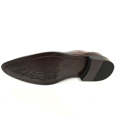 Chaussures en carton pour hommes en cuir authentique Sol de chaussure à acheter en vrac