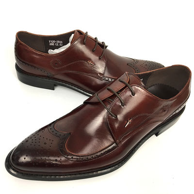 Chaussures en carton pour hommes en cuir authentique Sol de chaussure à acheter en vrac