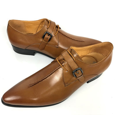 Vêtements de bureau d' affaires d' Oxford Hommes Vêtements officiels Chaussures à bretelles de moine