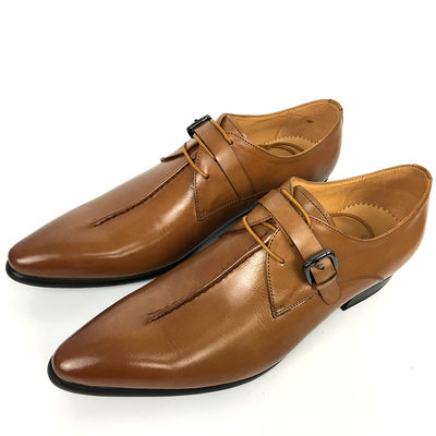 Vêtements de bureau d' affaires d' Oxford Hommes Vêtements officiels Chaussures à bretelles de moine