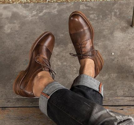 Vêtements d' affaires pour hommes chaussures en cuir pour hommes taille 45 46 47