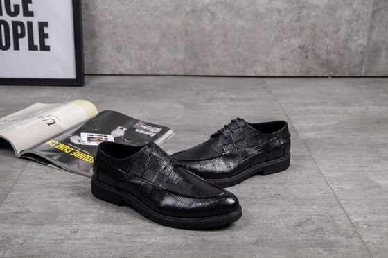 Chaussures à talons rondes noires Hommes chaussures de sport de printemps / automne