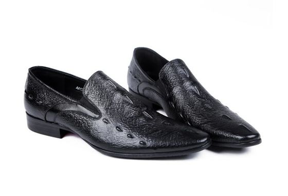 Chaussures en cuir pour hommes, chaussures de loisirs à orteils pointus