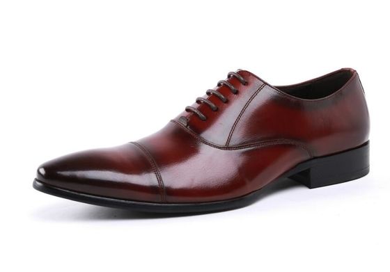 Cérémonie de l'armée d'Oxford cuir rouge officier militaire homme chaussures 39-45# taille