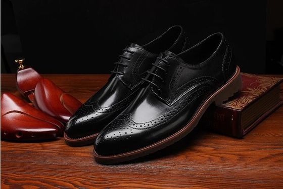 Classique style Derby Noir, chaussures, hommes rétro, chaussures Oxford.
