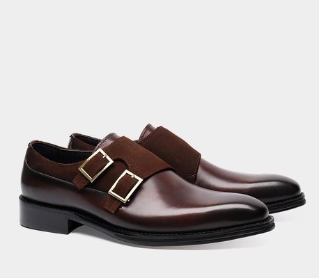 Chaussures de sport pour hommes respirantes, résistantes à l'usure, faites à la main, à double sangle