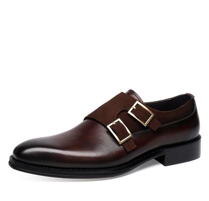 Chaussures de sport pour hommes respirantes, résistantes à l'usure, faites à la main, à double sangle