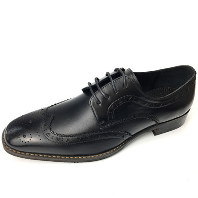 Chaussures en cuir décontractées pour hommes / Chaussures d'Oxford noires pour hommes Mode style italien