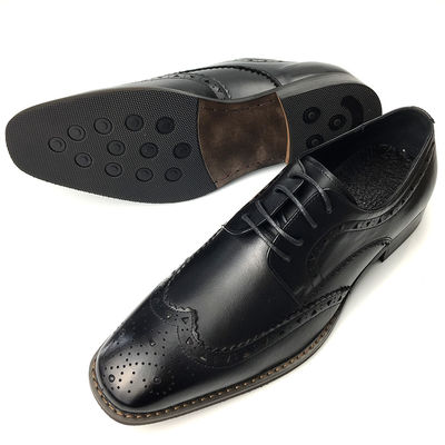 Chaussures en cuir décontractées pour hommes / Chaussures d'Oxford noires pour hommes Mode style italien