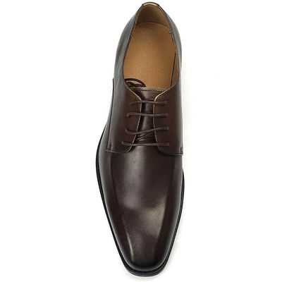 Couleur brune Hommes en cuir chaussures décontractées Talons bas Chaussures Hauteur Affaires d'affaires Style