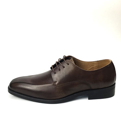 Couleur brune Hommes en cuir chaussures décontractées Talons bas Chaussures Hauteur Affaires d'affaires Style