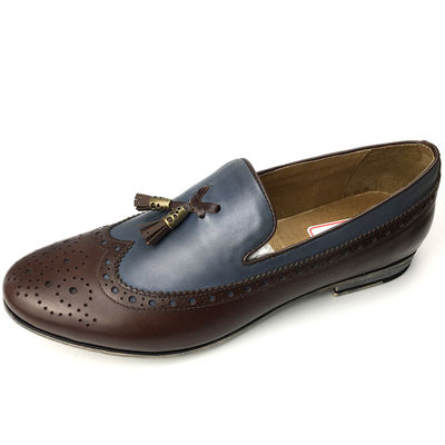 Moccasins en cuir pour hommes Chaussures / Loafers décontractés pour hommes Haut en cuir authentique