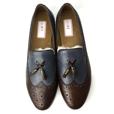 Moccasins en cuir pour hommes Chaussures / Loafers décontractés pour hommes Haut en cuir authentique