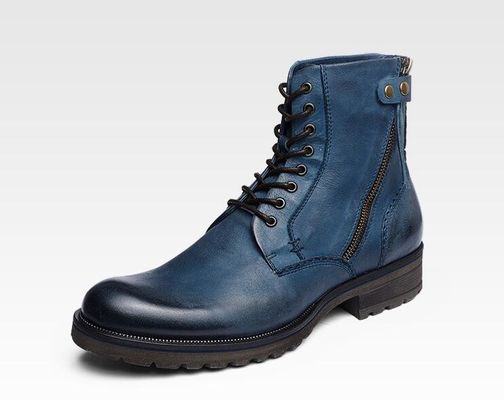 Chaussures à talons pour hommes, chaussures de cow-boy en cuir