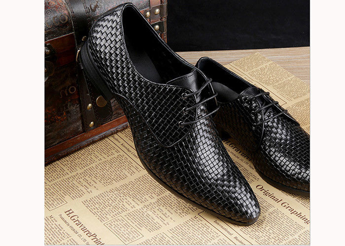 Chaussures de course pour hommes en Bourgogne Vintage italienne Goodyear Welted Chaussures en cuir à grain entier