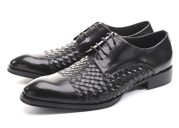 Business BV Oxford, chaussures de sport pour hommes, chaussures à lacets noirs pour les fêtes