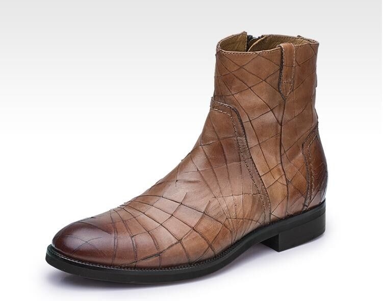 Chaussures d'hiver classiques en cuir pour hommes en taille normale chaussures de dentelle pour hommes en suède