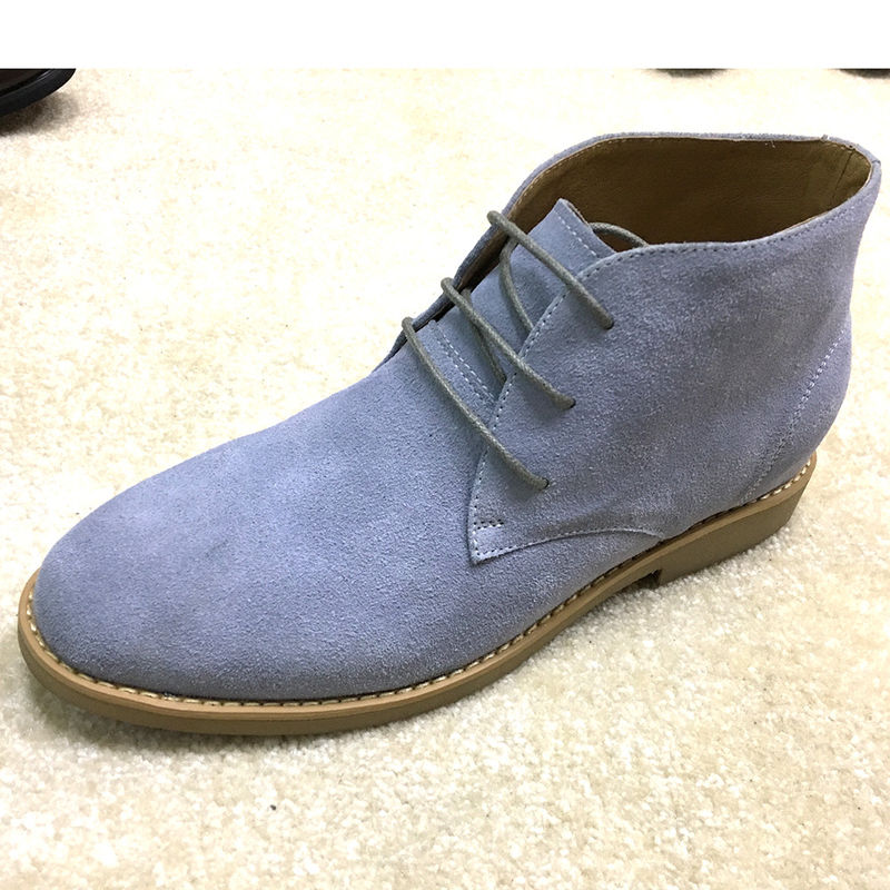 Chaussures en cuir pour hommes, chaussures à cheville TPR n' importe quel logo / n' importe quel design