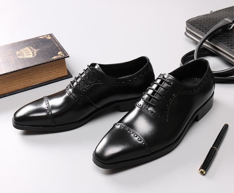 En cuir, robe de mariée pour homme, chaussures de mariée pour homme, chaussures de mode, semelles Goodyear, Oxford