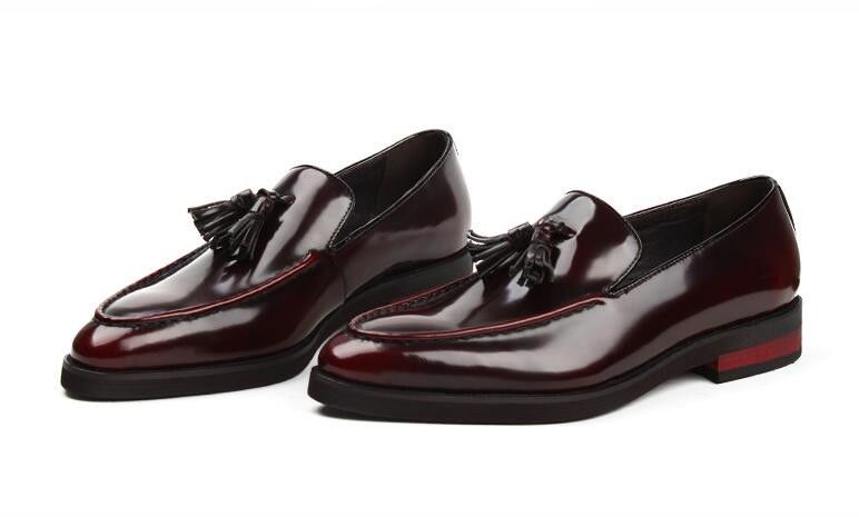 Chaussures de sport pour hommes en cuir de chameau